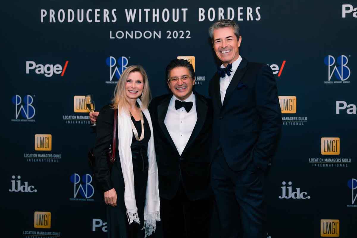 Cristina & Michael with PWB's Kayvan Mashayekh